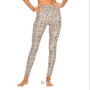 Beach Riot - Ribbed Ayla Leggings Taupe Spot Size Small